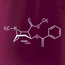 Molekulárna štruktúra Cocaine Kokaín
