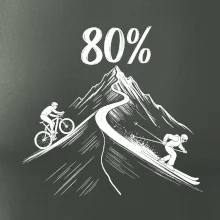 Narodeniny cyklista a lyžiar 80