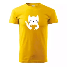 Mačka drží srdce Mačka drží srdce