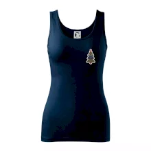 Folklór na prsníku vianočný stromček