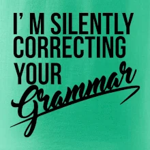 Correcting grammar Correcting grammar