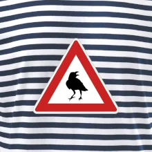 Dopravná značka - Pozor havran