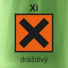 Xi Dráždivý - Výstražná tabuľka na tričku