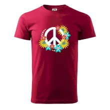 Peace symbol abstraktný