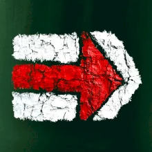 Párová turistická značka červená