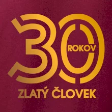 30 rokov zlatý človek