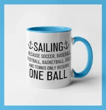 Sailing beacause one ball
