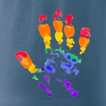 LGBT hand print