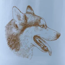 Husky - hlava z boku