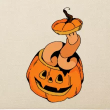 Dážďovka v tekvici (Alexis Citrine)