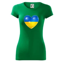 Ukrajina srdce vlajka Ukrajina srdce vlajka