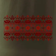 Ukrajinský vzor - červený
