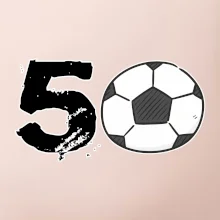 Futbal okrúhle narodeniny 50