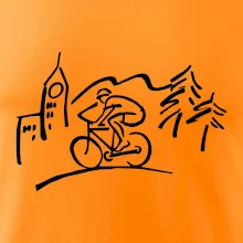 Cyklista na výlete Cyklista na výlete