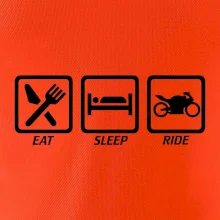 Eat sleep ride - cesta