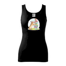 Veľkonočný zajačik tulipány