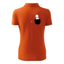 Mačka s rybou vo vrecku