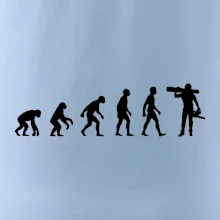 Evolúcia drevorubač - píla a kmeň