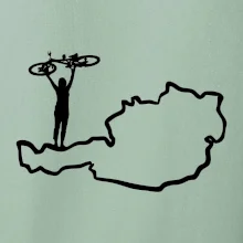 Cyklistka - Mapa Rakúska