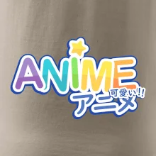 Anime nápis dúhový