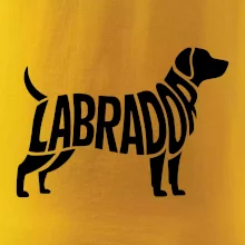 Labrador nápis v tele