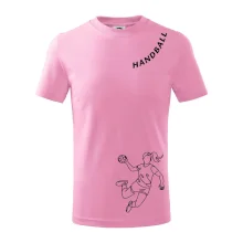 Handball nápis šikmo