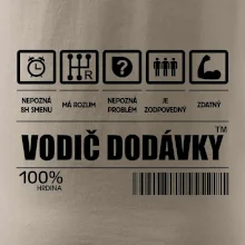 Čiarový kód - Vodič dodávky