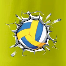 Volejbal lopta v triku