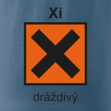 Xi Dráždivý - Výstražná tabuľka na tričku