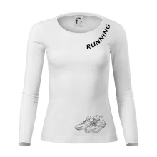 Running nápis šikmo