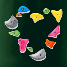 Lezenie na stene - srdce