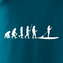 Evoluce paddleboard žena