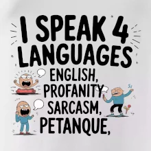 I speak 4 language - Petanque