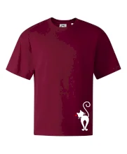 Zamilovaná mačka zozadu