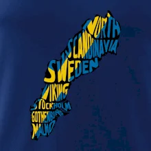 Mapy - názvy miest - Švédsko