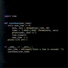 Python Odpočet času
