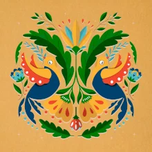 Folklór - dve holubica