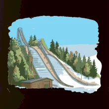 Obrázok skokanských mostíkov