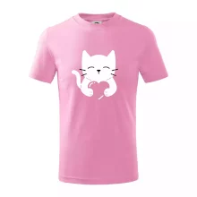 Mačka drží srdce Mačka drží srdce