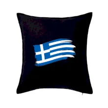 Grécko vlajka - štetkou