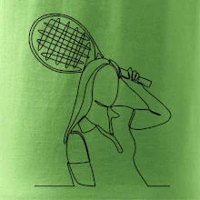 Tenistka jedným ťahom