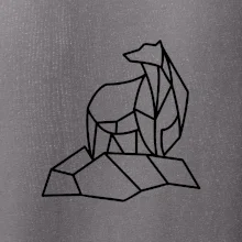 Geometria ľadový medveď na ľade