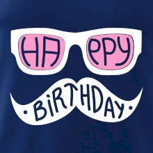 Mustache narozeniny - okuliare