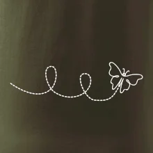 Dráha letu motýľa - slučka