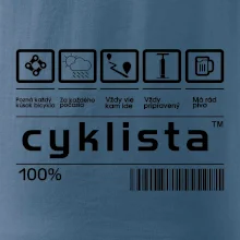 Čiarový kód - cyklista