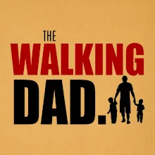 The walking dad dve deti