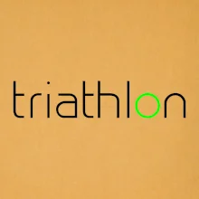 Triathlon nápis