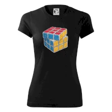 Rubikova kocka kreslená