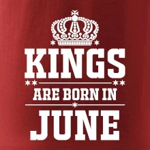Kings are born in June