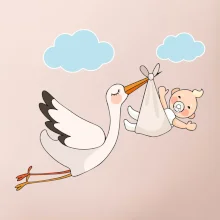 Bocian čakáme bábätko - neutrálne